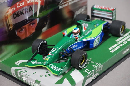 1:43 MINICHAMPS 433910032 Jordan Ford 191 Belgian GP Winner 1991 #32 M.Schumacher