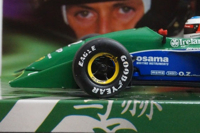 1:43 MINICHAMPS 433910032 Jordan Ford 191 Belgian GP Winner 1991 #32 M.Schumacher