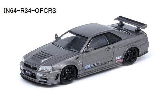 IN64-R34-OFCRSV INNO MODELS 1:64 Nissan Skyline GT-R (R34) NISMO Omori Factory "CLUBMAN RACE SPEC