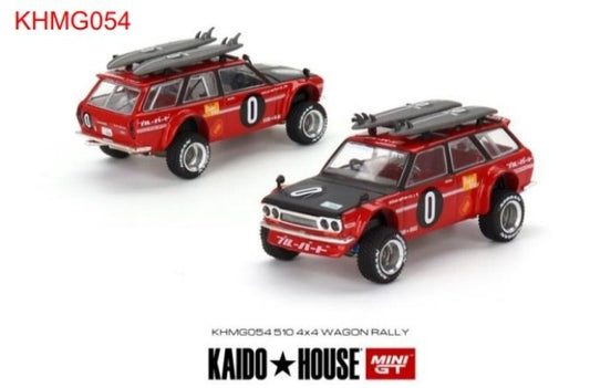 KHMG054 TSM MINI-GT 1:64 Nissan Datsun KAIDO 510 wagon Safari RS V2 RHD