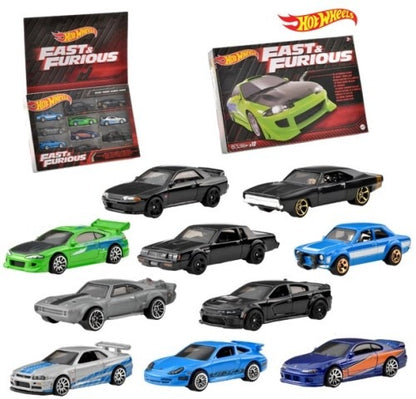 HNT21 Hot Wheels 10 Car Pack Fast & Furious / Package box torn