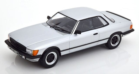 KKDC180891 KK scale 1:18 Mercedes 500 SLC 6.0 AMG C107 1985 Silver/Matte Black