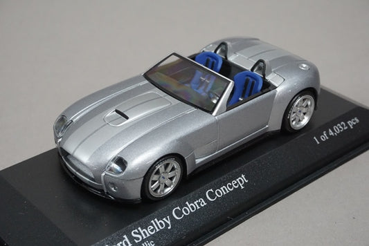 1:43 MINICHAMPS 400146430 Ford Shelby Cobra Concept 2004 Gray Metallic