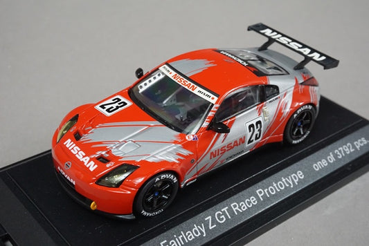 1:43 EBBRO 43483 NISMO Fairlady Z GT Prototype #23 Silver / Red