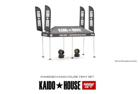 KHMG061 TSM MINI-GT 1:64 KAIDO HOUSE Tent V1 -model car not included