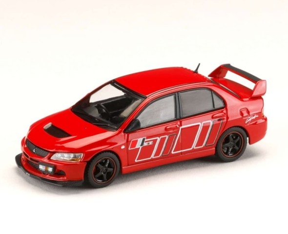 HJ646054R Hobby JAPAN 1:64 Mitsubishi Lancer GSR Evolution 9 RALLIART Red Solid