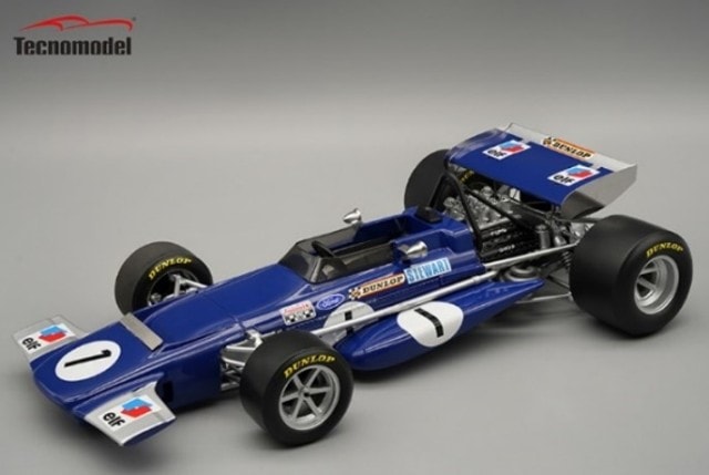 TM18-216A Techno Model 1:18 March 701 Spanish GP 1970 Winner #1 Jackie Stewart