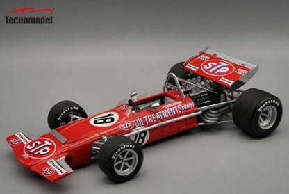 TM18-216B Techno Model 1:18 March 701 Spanish GP 1970 3rd place finisher #18 Mario Andretti