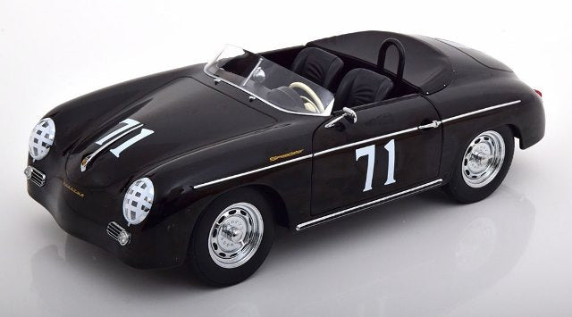 KKDC120097 KK scale 1:12 Porsche 356 A Speedster No.71 1955 Black