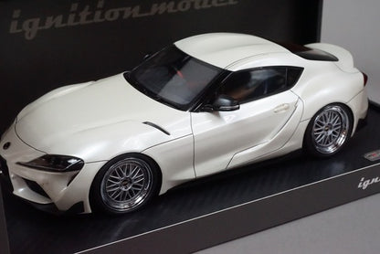 1:18 ignition model IG1886 GR Supra RZ (A90) White Metallic