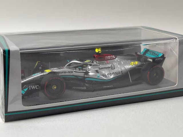 1:43 SPARK S8515 Mercedes AMG Petronas F1 W13 E Performance Bahrain GP 2022 #44 L.Hamilton