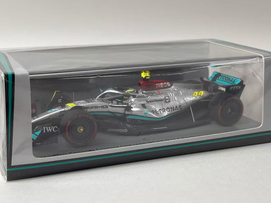 1:43 SPARK S8515 Mercedes AMG Petronas F1 W13 E Performance Bahrain GP 2022 #44 L.Hamilton