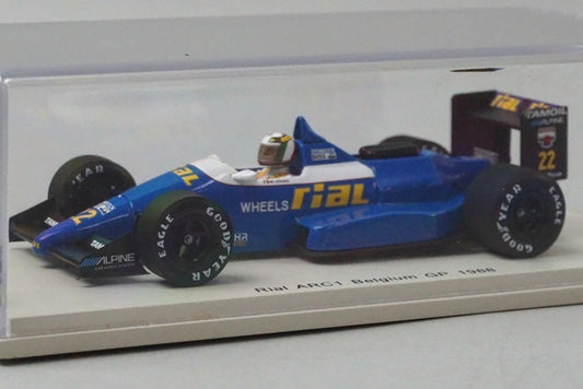 1:43 SPARK S4311 Rial Real ARC1 Belgian GP 1988 #22 A.Cesaris