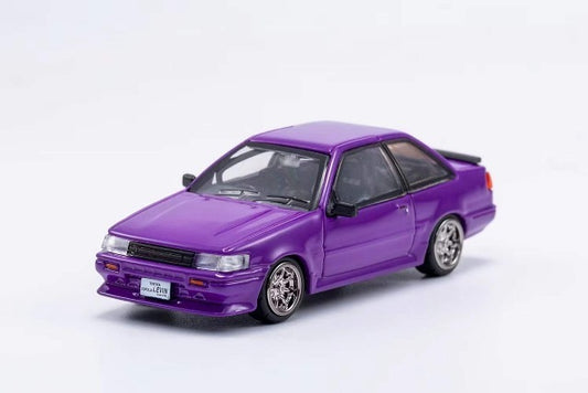 LL-009-27 DCT 1:64 Toyota Corolla Levin AE86 Purple RHD