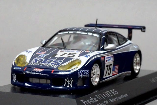 1:43 MINICHAMPS 400026975 Porsche 911 GT3RS Le Mans 24h 2002 #75