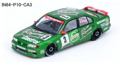 IN64-P10-CA3 INNO MODELS 1:64 Nissan Primera (P10) #3 "Castrol Primera" JTCC Sugo 1994