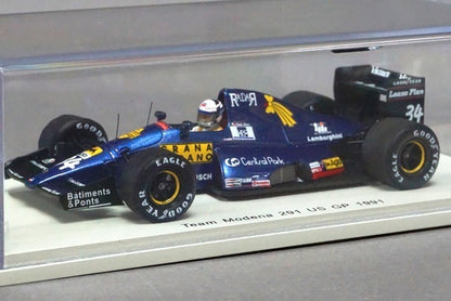 1:43 SPARK S1717 Team Modena 291 US GP 1991 #34 N.Larini Marlboro