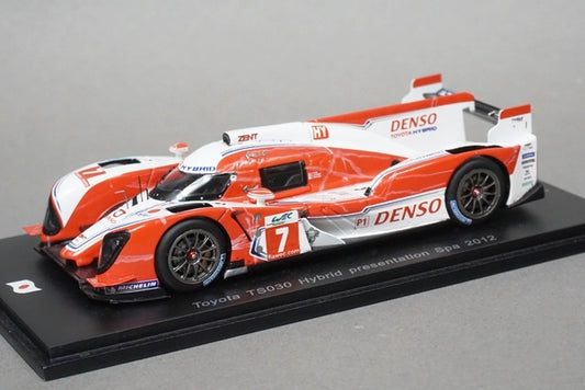 1:43 SPARK SJ010 Toyota TS030 Hybrid Presentation SPA 2012 #7