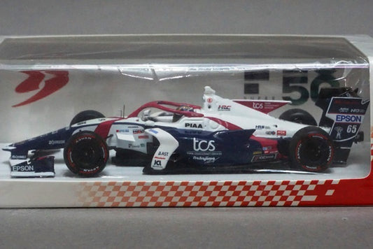 1:43 SPARK SJ130 Dallara SF19 TCS NAKAJIMA RACING M-TEC HR-417E Super Formula 2022 #65 Fumiki Oyu