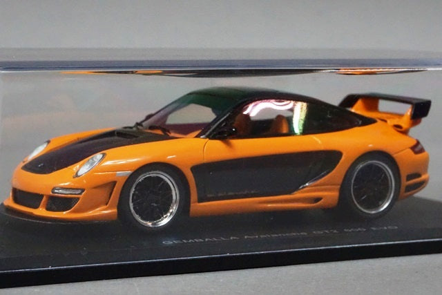 1:43 SPARK S0718 Gemballa Avalanche GT2 600 EVO Black / Orange