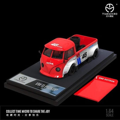 TM Time Micro 1:64 VW VolksWagen T1 Pickup Truck DATSUN #46