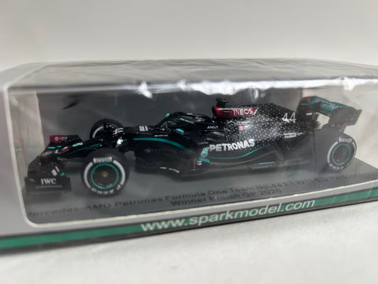 1:43 SPARK S6477 Mercedes AMG F1 W11 EQ Performance #44 Petronas F1 Team Winner Silverstone GP 2020 L.Hamilton
