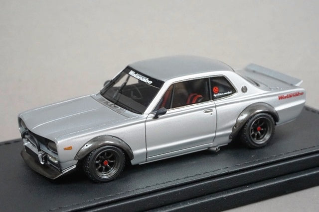 1:43 ignition model IG1601 Nissan Skyline 2000 GT-R KPGC10 Silver