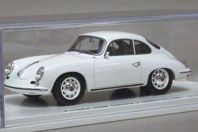 1:43 SPARK SKB43019 Porsche 356B Carrera 2 (2000GS) 1961 White