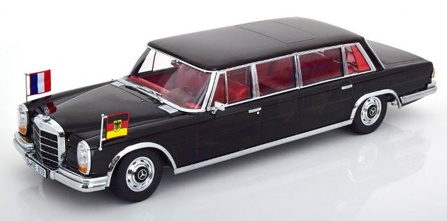 KKDC181134 KK scale 1:18 Mercedes 600 W100 Pullman Willy Brandt / Georges Pompidou