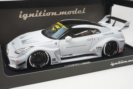 1:18 ignition model IG2357 Nissan LB-Silhouette WORKS GT Nissan 35GT-RR Matte Gray