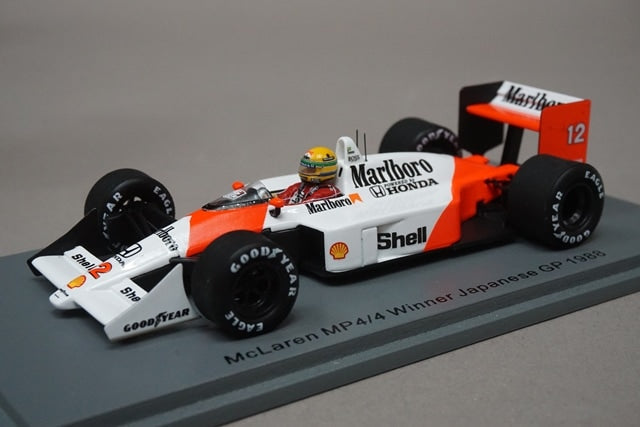 1:43 SPARK S5397 McLaren MP4/4 Japan GP 1988 Winner #12 A.Senna