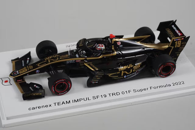 1:43 SPARK SJ120 SF19 carenex team IMPUL TRD001F Super Formula 2022 #19 Yuhi Sekiguchi