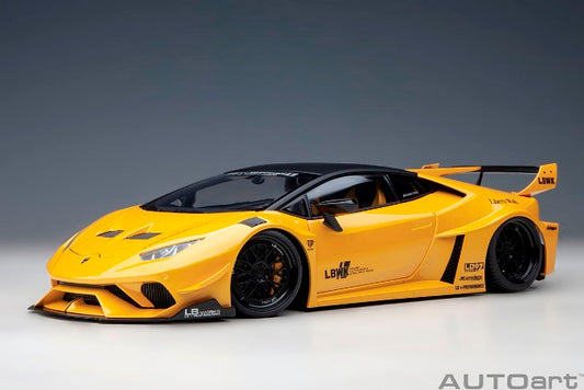 79127 AUTOart 1:18 Liberty Walk LB Silhouette Works Lamborghini Huracan GT Metallic Yellow