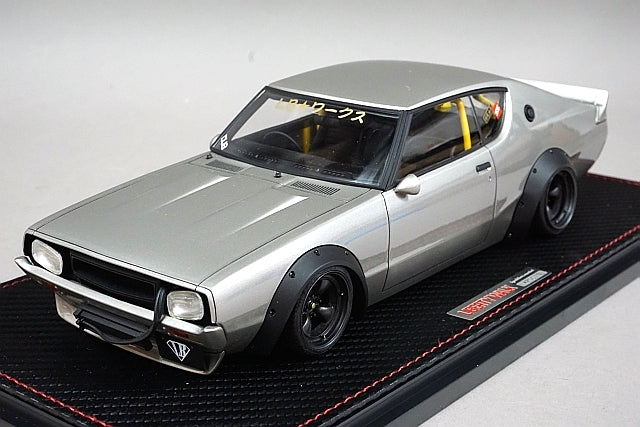 1:18 ignition model IG0434 LB WORKS Kenmeri 2door Silver