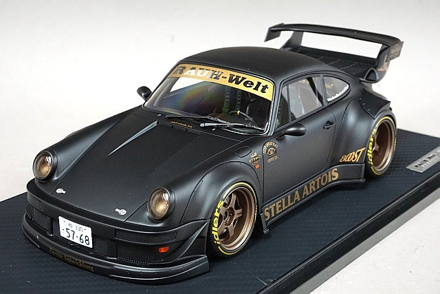 1:18 ignition model IG2465 RWB 964 Matte Black – Boost Gear - GLOBAL
