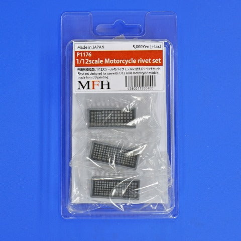 P1176 Model Factory HIRO 1:12 Motorcycle Model Rivet Set Detail-Up Parts