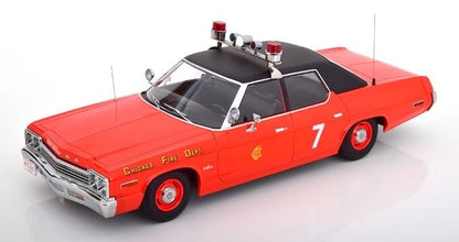 KKDC181125 KK scale 1:18 Dodge Monaco 1974 Chicago Fire Department Red/Black