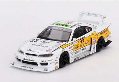 MGT00618-R TSM MINI-GT 1:64 Nissan Silvia (S15) LB-Super Silhouette #23 2022 RHD