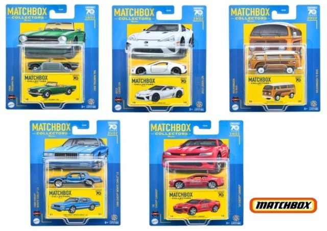 GBJ48-986U Matchbox Collector's Assortment 8 pieces model car