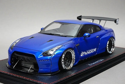 1:18 ignition model IG1001 PANDEM R35 GT-R Blue Metallic