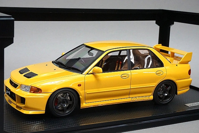 1:18 ignition model IG1545 Mitsubishi Lancer Evolution III GSR (CE9A) Yellow