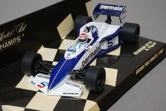 1:43 MINICHAMPS 430830005 Brabham BT 52 Parmalat #5 Navy / White