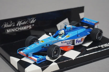 1:43 MINICHAMPS 430980005 Benetton Playlife B198 1998 #5 G.Fisichella