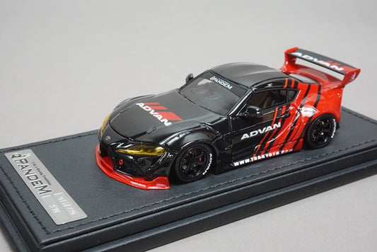 1:43 ignition model IG2148 WEB Limited PANDEM Supra A90 ADVAN Black / Red