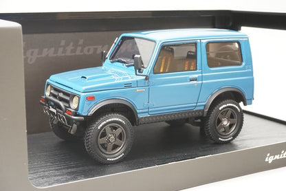 1:18 ignition model IG1722 Suzuki Jimny JA11 Lift Up Blue