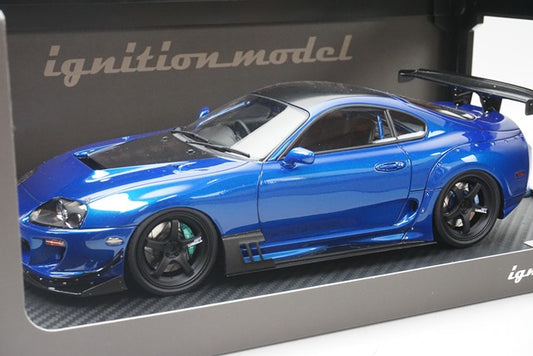 1:18 ignition model IG1354 Toyota Supra JZA80 RZ Blue model car