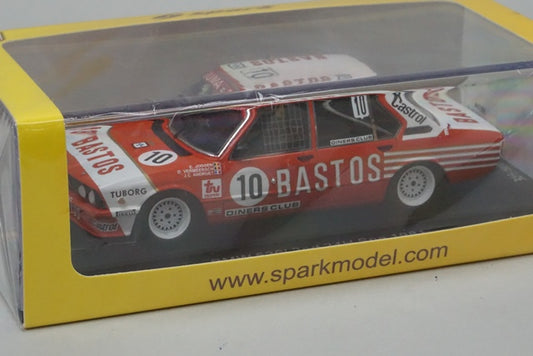 1:43 SPARK SB334 BMW 530i 24h SPA 1981 #10 model car