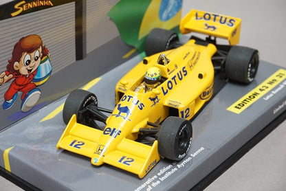 1:43 MINICHAMPS 540431502 Lotus Renault 99T A. Senna 1987 #12 ASC No.31 15 years after death