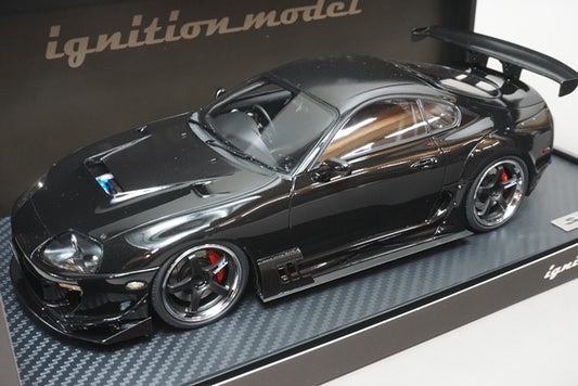 1:18 ignition model IG1351 Toyota Supra JZA80 RZ Black model car