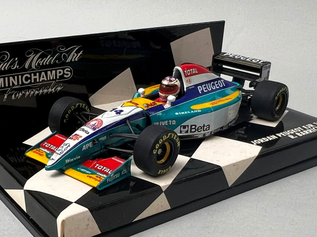 1:43 MINICHAMPS 430950014 Jordan Peugeot EJR 195 #14 R.Barrichello model car